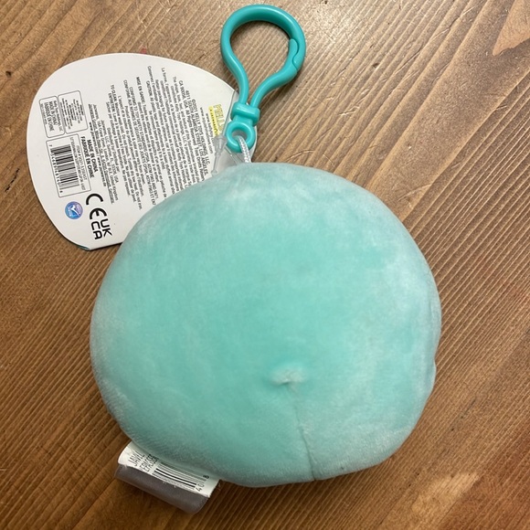 Squishmallows Clip Aqua Sloth Clip - Picture 2 of 3